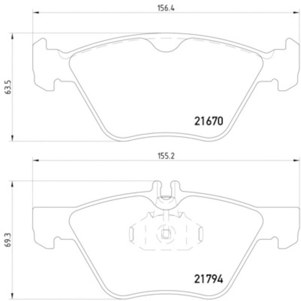 Pagid Brakes Disc Brake Pad, 355007861 355007861 - main